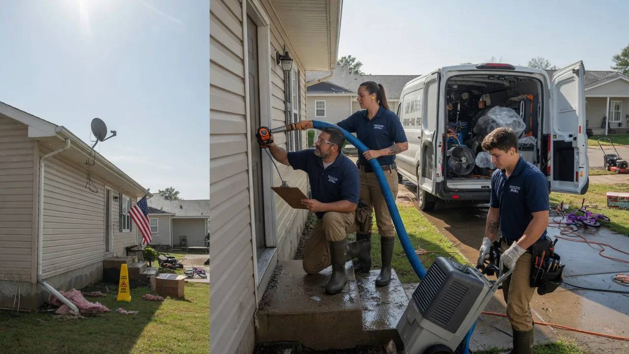 Ceiling Water Damage Restoration in Wilson, LA near me